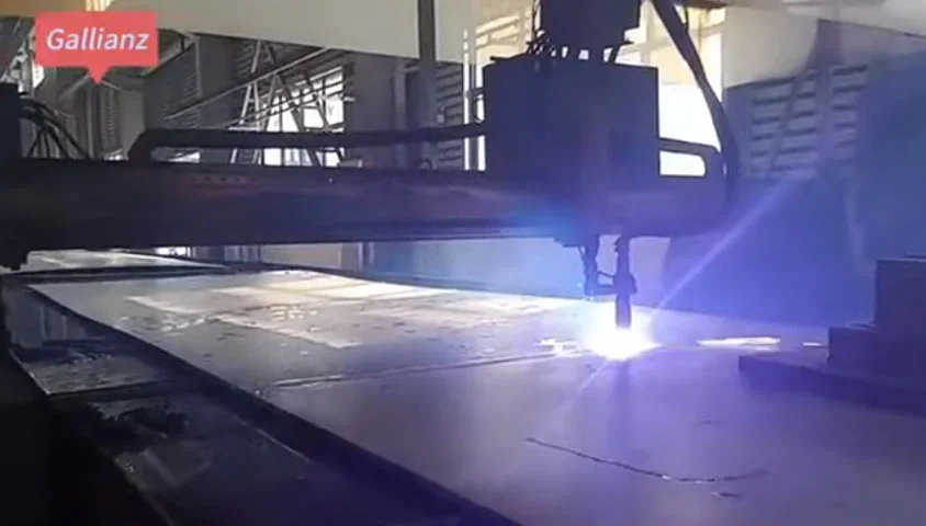 Clad Plate Plasma Cutting